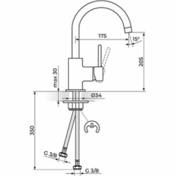 Rosan Zerro baterija za sudoperu JZ38101