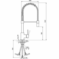 Rosan Zerro baterija za sudoperu za električni prelivni bojler JZ38803