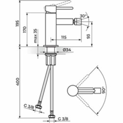 Rosan Zerro baterija za bide JZ39101