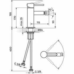 Rosan Zerro baterija za bide JZ39101