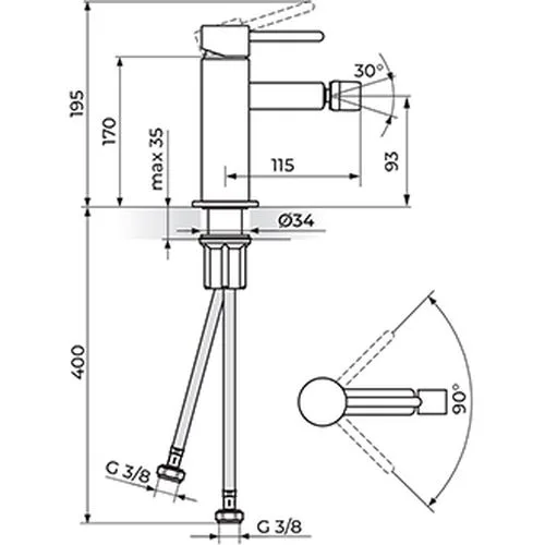 Rosan Zerro baterija za bide JZ39101