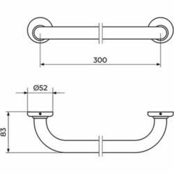 Rosan Zerro držač 300mm JZ913