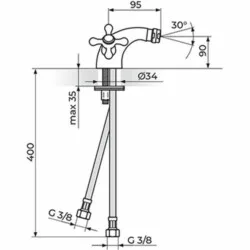 Rosan Bronte baterija za bide NB29101