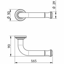 Rosan Bronte držač wc papira NB909