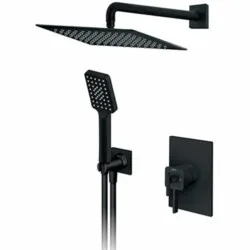 Rosan Thermo.S.2 Black Termostatska uzidna baterija sa zidnim tušem 200*300mm i ručnim tuš 2T31601B