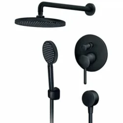 Rosan Dark Uzidna baterija sa zidnim tušem D.220mm i ručnim tušem JD31601