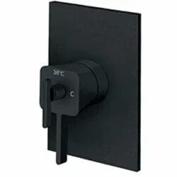 Rosan Thermo.S.2 Black Termostatska uzidna baterija sa 2 izlaza 2T31901B