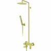 Rosan S.2 Gold baterija za tuš kadu sa usponskim tušem 210*210mm i izlivom 237351G