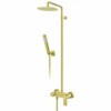 Rosan S.2 Gold baterija za tuš kadu sa usponskim tušem D.250mm 237251G