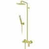 Rosan S.2 Gold baterija za tuš kadu sa usponskim tušem D.250mm 237251G