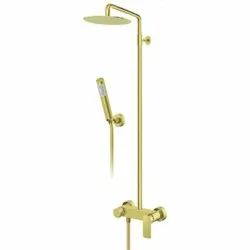 Rosan S.2 Gold baterija za tuš kadu sa usponskim tušem D.250mm 237251G