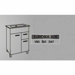 Piramida ormarić Euridika 60R