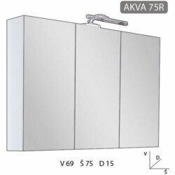 Piramida ormarić Akva 75R