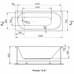 Polyagram Kada Klasik komplet 160x70cm