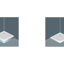 KolpaSan Tuš kada Moonwalk 100X80 Lm Rez