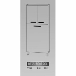 Piramida ormarić vertikala Beta 50x120K