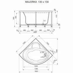 Polyagram Kada Majorka specijal solo 130x130cm