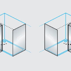 KolpaSan Tuš vrata Andromeda D 160-Uni sbr/1