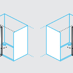 KolpaSan Tuš vrata Andromeda N 120-Uni b/1