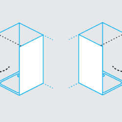 KolpaSan Tuš vrata Andromeda N 100-Uni sbr/1