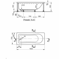 Polyagram Kada Marsej komplet 160x70cm