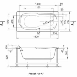Polyagram Kada Nica solo 150x70cm