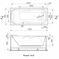 Polyagram Kada Roma komplet 170x70cm