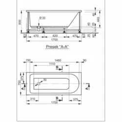 Polyagram Kada Solun komplet 170x75cm
