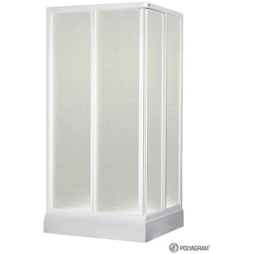Polyagram Kabina Alfa Pvc Ispuna Beli Profil 70x90cm
