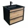 Piramida ormarić Euridika 65 Oliva/Black