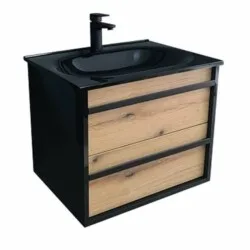 Piramida ormarić Euridika 65 Oliva/Black