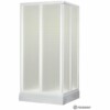 Polyagram Kabina Alfa Pvc Ispuna Silver Profil 70x90cm