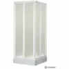 Polyagram Kabina Alfa Pvc Ispuna Silver Profil 70x70cm