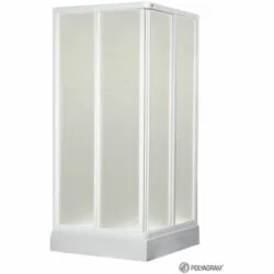 Polyagram Kabina Alfa Pleksiglas Silver Profil 100x80cm