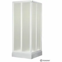 Polyagram Kabina Alfa Pleksiglas Silver Profil 70x70cm