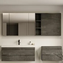 KolpaSan Ormarić Naomi TON-120 Dark Concrete