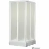 Polyagram Kabina Alfa Pvc Ispuna Silver Profil 110x75cm
