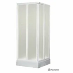 Polyagram Kabina Alfa Pleksiglas Beli Profil 70x70cm
