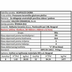 Acapulco Caoba 45x45cm