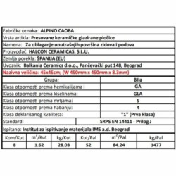Alpino Caoba 45x45cm