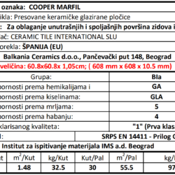 Cooper Marfil 60.8x60.8cm