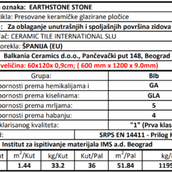 Earthstone Stone 60x120cm