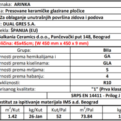 Luken Arinka 45x45cm