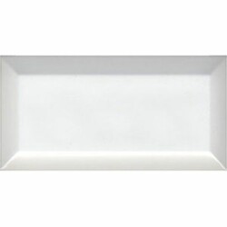 Metro blanco mate 10x20