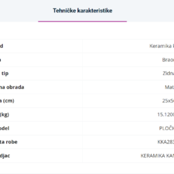 Habitat Mix Noce 6x50cm