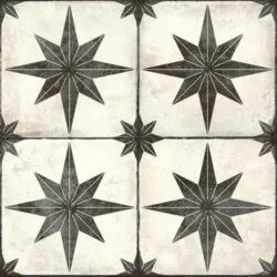 Star Black 45x45cm