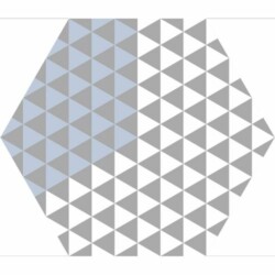 Peonia Azul, Rosa 30x90cm