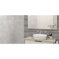 Bronx Line Gris 25x50cm