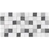 Pl. Tessile Cubik Gris 25x50cm