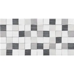 Pl. Tessile Cubik Gris 25x50cm